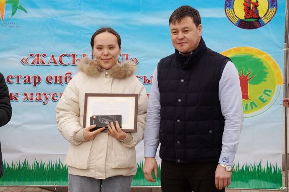 Сарысуда «Жасыл ел» еңбек жасағының жаңа маусымы басталды
