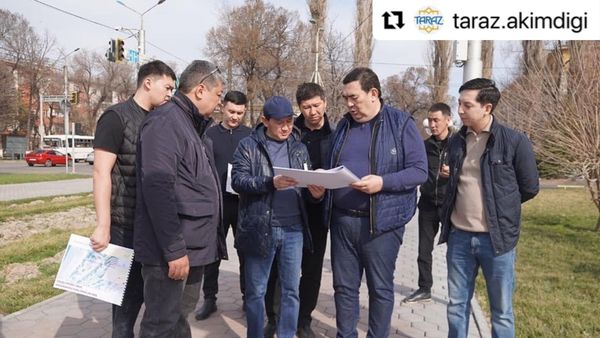 Қала әкімі құрылыс жұмыстарының барысымен танысты