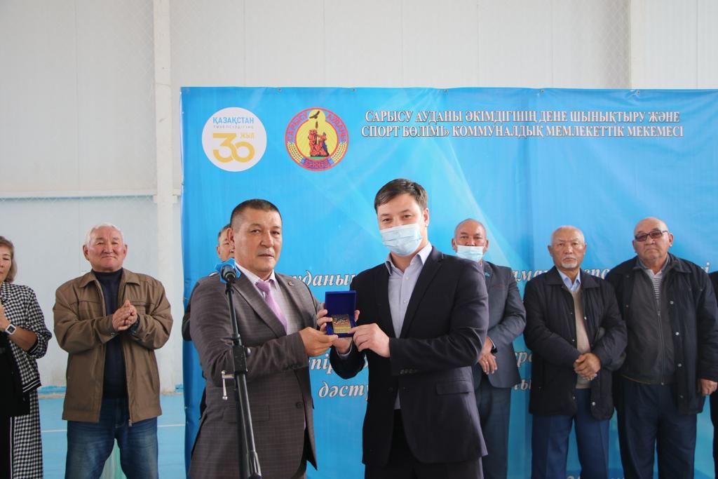 САРЫСУДА ГРЕК-РИМ КҮРЕСІНЕН ЖАСӨСПІРІМДЕР АРАСЫНДАҒЫ РЕСПУБЛИКАЛЫҚ ТУРНИР ӨТУДЕ