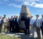 Бұрынғы  концлагерь орнына ескерткіш тас орнатылды
