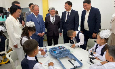 Қос білім ошағы пайдалануға берілді