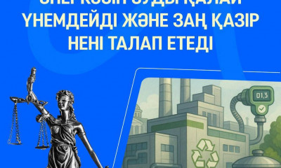 ЗАҢ МЕН ТӘРТІП: Өнеркәсіп суды қалай үнемдейді және заң қазір нені талап етеді