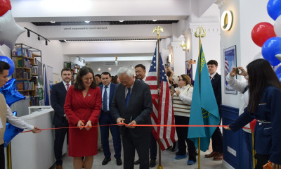 Алматыда қалалық кітапхана жанынан жаңа мәдени-білім беру орталығы ашылды