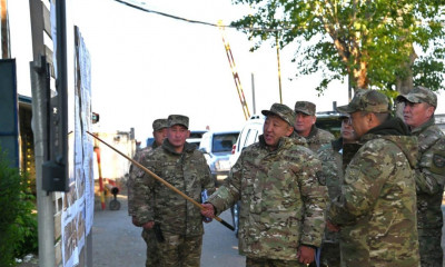 Бас штаб бастығы еліміздің шығысындағы гарнизондарда жауынгерлік дайындықтың ұйымдастырылуын тексерді