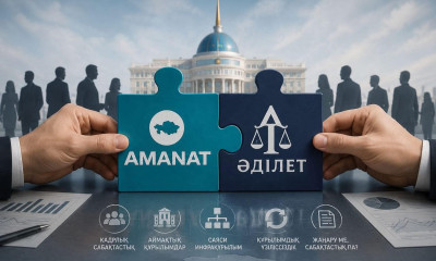 «АМАНАТ» АМАЛДАП, «ӘДІЛЕТ» ТАБАНДАП ТҰРА АЛА МА? Яки екі партияның басын бір қазанда қайнату кімге керек?
