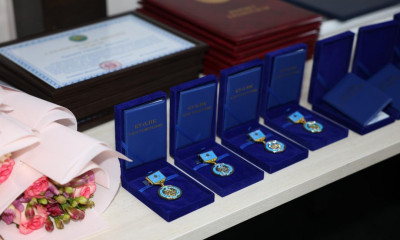 Алматы облысында Су шаруашылығы мен  Ветеринария қызметкерлеріне құрмет көрсетілді